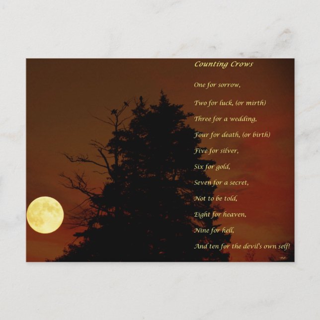 Postal Cuenta de cuervos (Anverso)