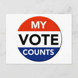 Postal Cuenta de mi voto