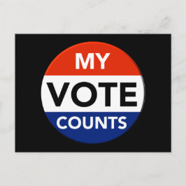 Postal Cuenta de mi voto
