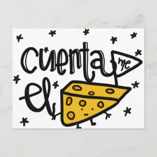 Postal Cuenta me el queso.t