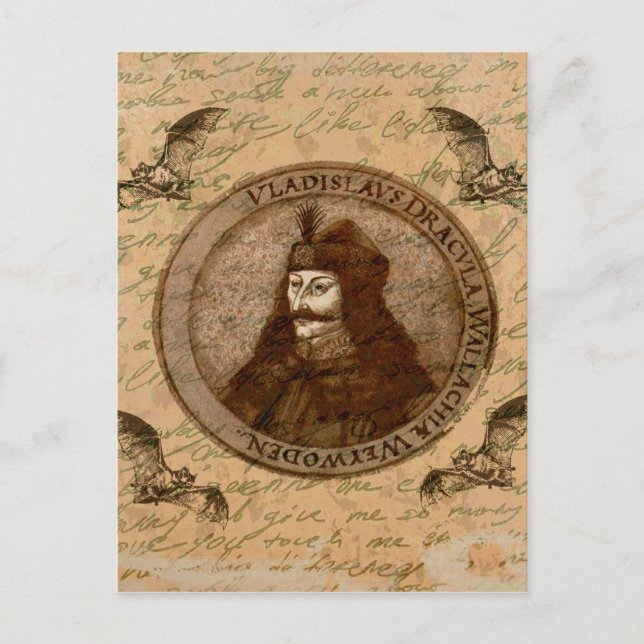 Postal Cuenta Vlad Drácula (Anverso)