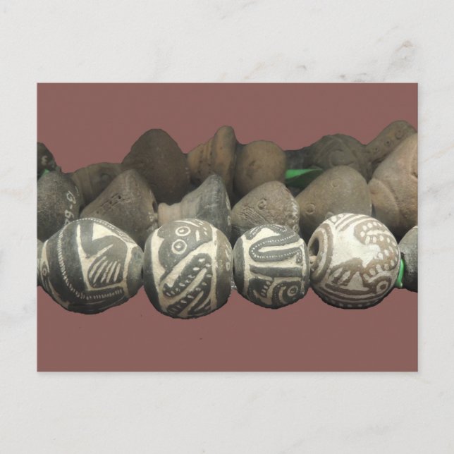 Postal Cuentas de museo de Ecuador (Anverso)