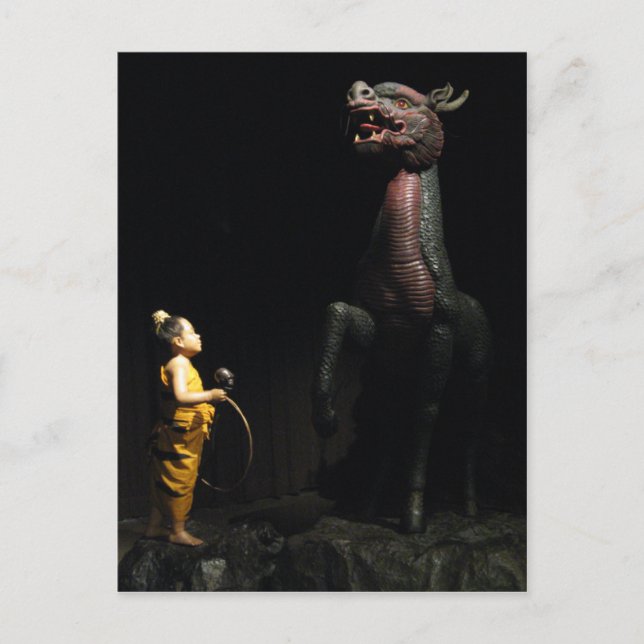 Postal Cuento de hadas tailandés - Phra Aphai Mani (Anverso)