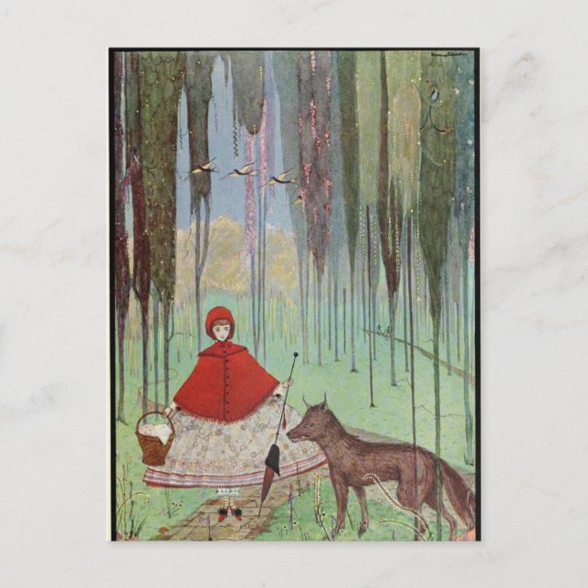 Postal Cuentos de hadas de Clarke (Anverso)
