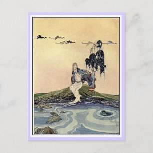 Postal Cuentos de hadas franceses: Violette y el sapo