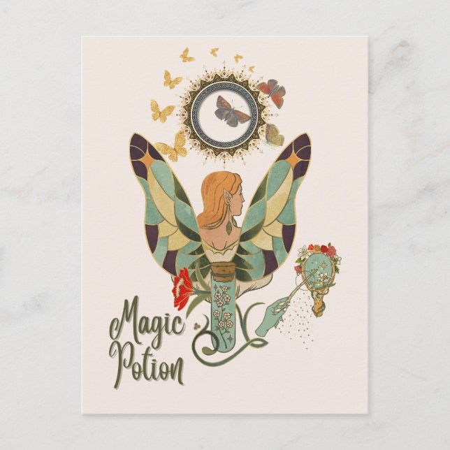 Postal Cuentos de hadas y momentos mágicos (Anverso)