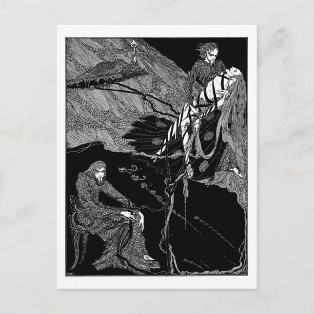 Postal Cuentos de misterio e imaginación de Poe (Anverso)