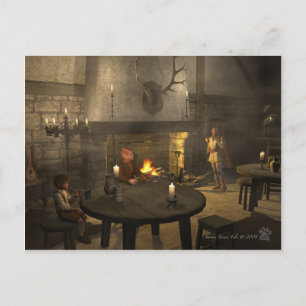 Postal Cuentos de Taberna Smokey