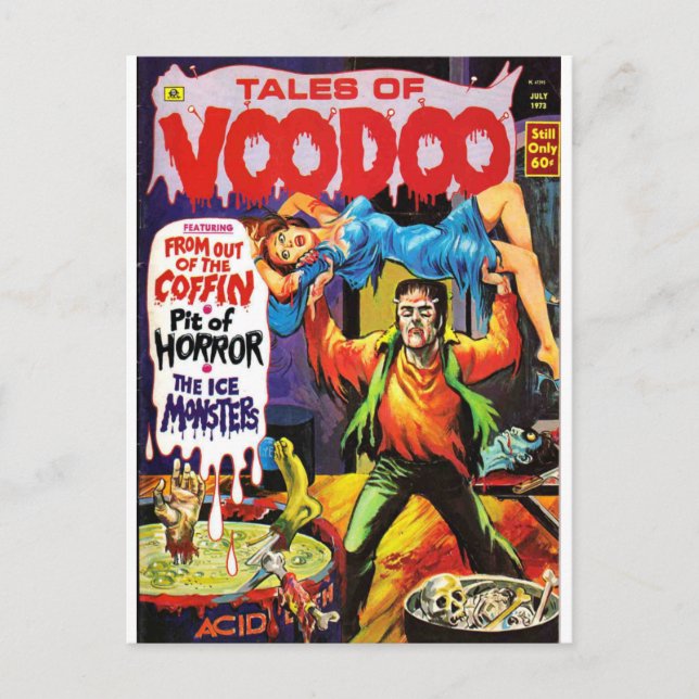 Postal Cuentos de Voodoo 3 (Anverso)