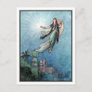 Postal Cuentos populares de Bengala por Warwick Goble