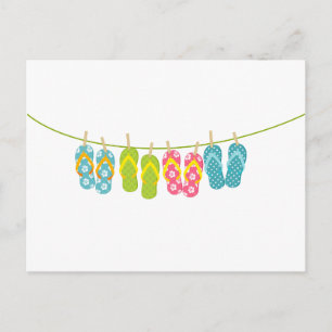 Postal Cuerda para tender la ropa de los balanceos