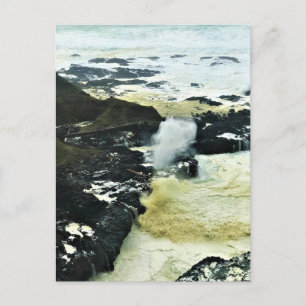 Postal Cuerno de spouting, Cabo Perpetua, Costa de Oregón
