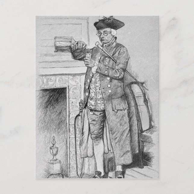 Postal Cuerno matutino de Mynheer (Anverso)