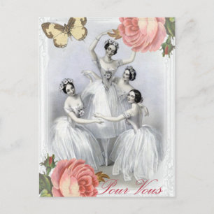 Postal Cuerpo de ballet