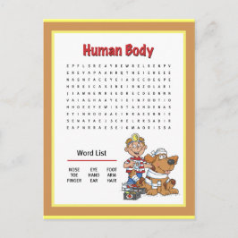 Postal Cuerpo humano