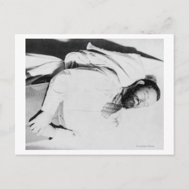 Postal Cuerpo muerto de Jesse James Fotografía (Anverso)