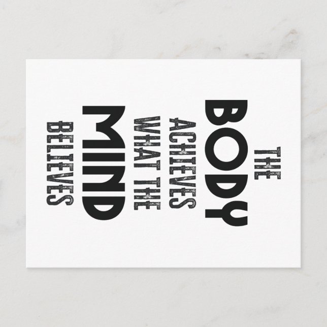 Postal Cuerpo y mente (Anverso)