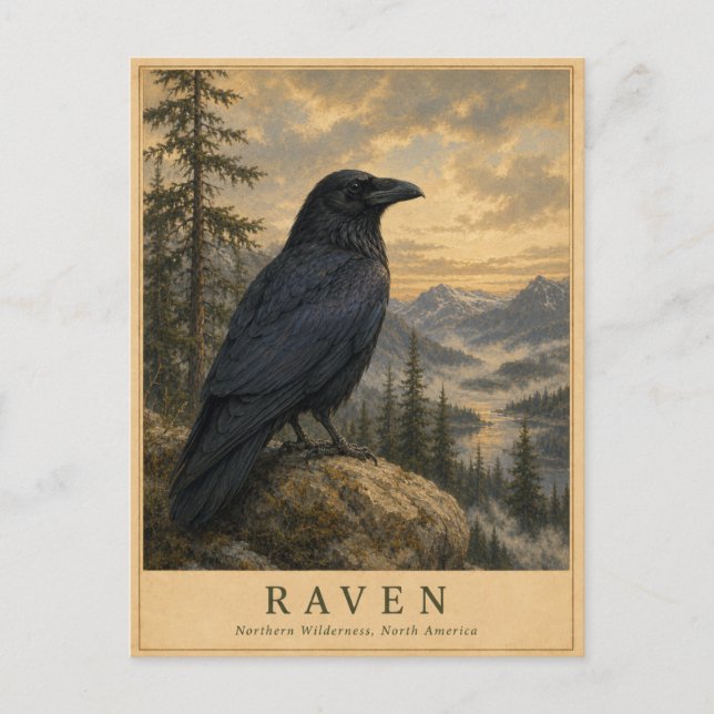 Postal Cuervo Northern Wilderness VINTAGE (Anverso)