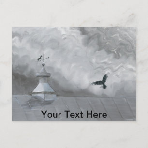 Postal Cuervo y veleta