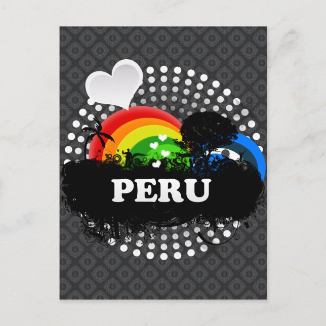 Postal Cuesta Fruity Perú (Anverso)