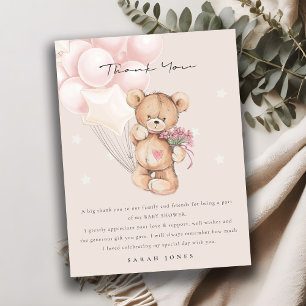 Postal Cuestionado Rubor Bear Bearly Wait Balloon Baby Sh