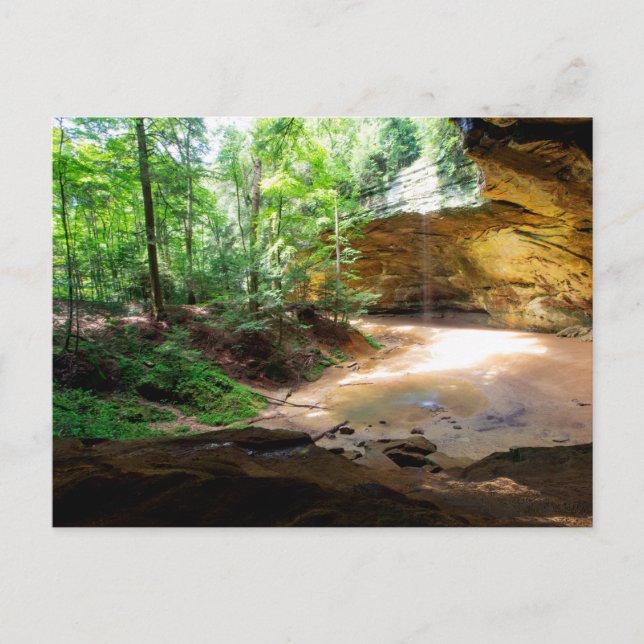 Postal Cueva Ash, Parque Estatal Hocking Hills, Ohio (Anverso)