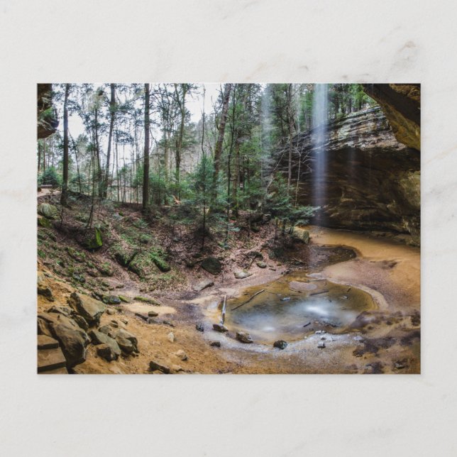 Postal Cueva Ash, Parque Estatal Hocking Hills, Ohio (Anverso)