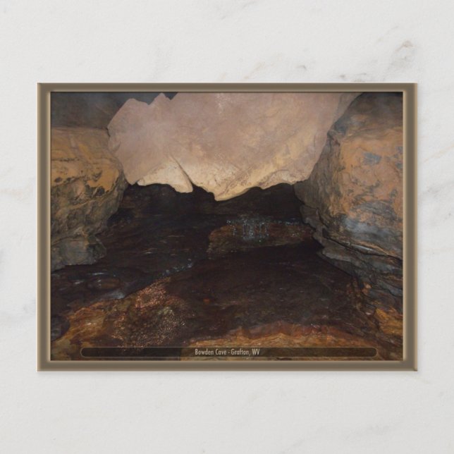 Postal Cueva Bowden, WV (Anverso)