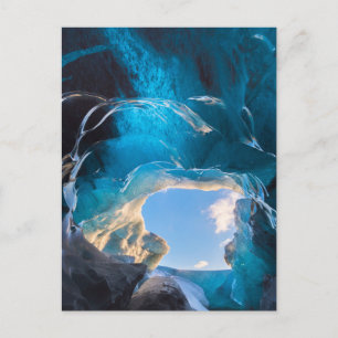 Postal Cueva de Cristal, Campo de Hielo Vatnajokull, sur