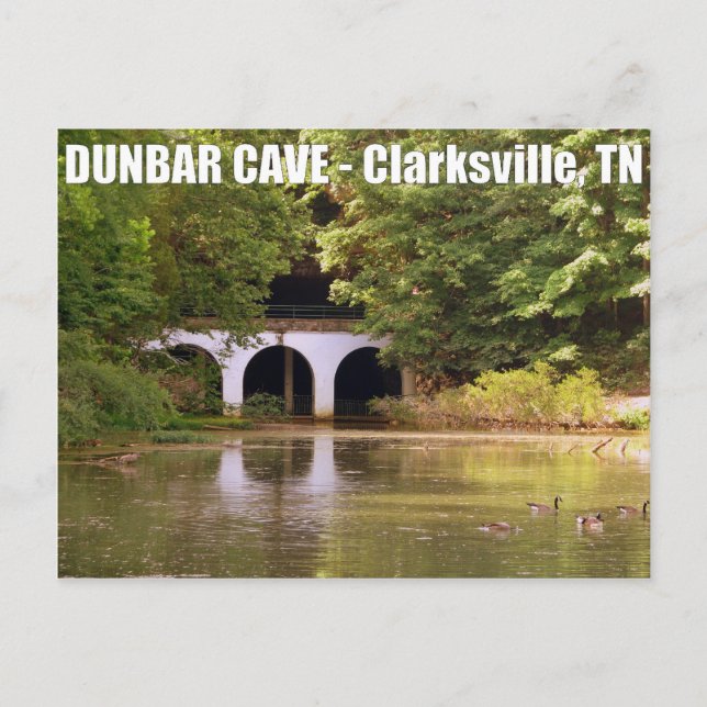 Postal Cueva de Dunbar - Clarksville, TN (Anverso)