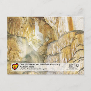 Postal Cueva de La Peña de Candamo