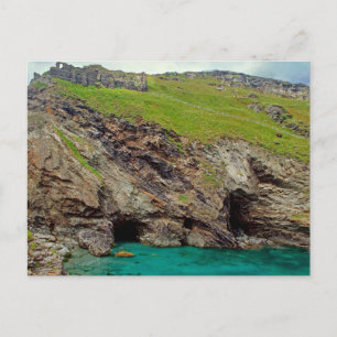 Postal Cueva de Merlin, Cornwall Tintagel