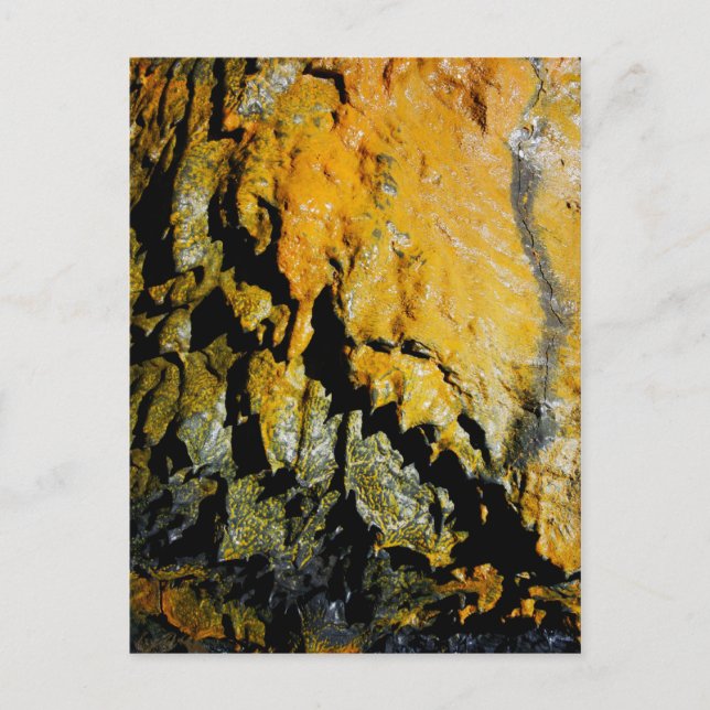 Postal Cueva de tubo de lava (Anverso)