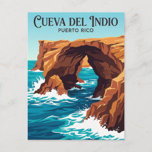 Postal Cueva del Indio Puerto Rico