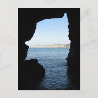 Postal Cueva del mar de La Jolla