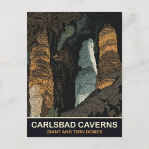 Postal Cuevas de Carlsbad, Cúpulas Gigantes y Gemelas, Vi