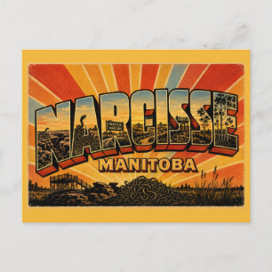 Postal Cuevas de Serpientes Narcisse Manitoba
