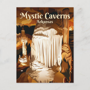 Postal Cuevas Místicas Arkansas