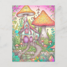 Cuidada Colorida Psicodelia Mushrooms Art