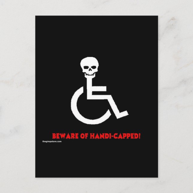 Postal Cuidado (Anverso)