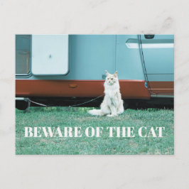 Postal Cuidado con el Gato