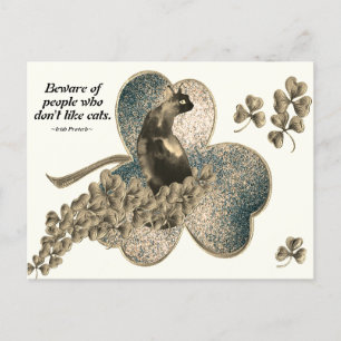 Postal Cuidado con la gente a la que no les gustan los ga