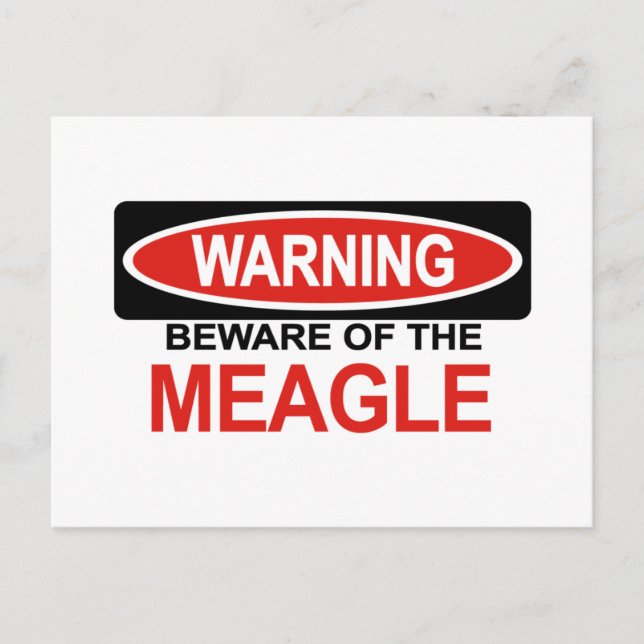 Postal Cuidado Con Meagle (Anverso)