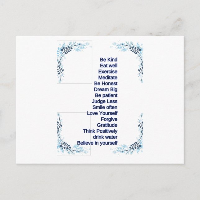 Postal cuidado personal  (Anverso)