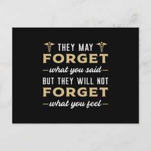 Postal Cuidados de cuidadores Enfermera Enfermería Gracio