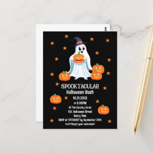 Postal Cuidados niños de Halloween