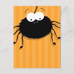 Postal Cuidadosamente Personalizado Spider Halloween