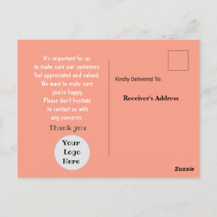 Postal Cuidar a un cliente