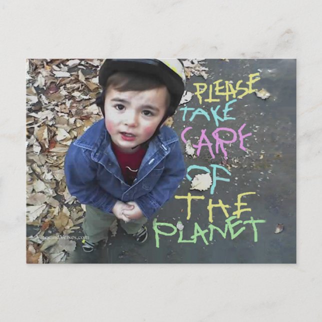 Postal Cuidar de la Tierra (Anverso)