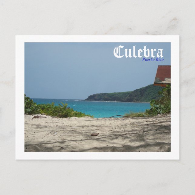 Postal Culebra, Puerto Rico (Anverso)